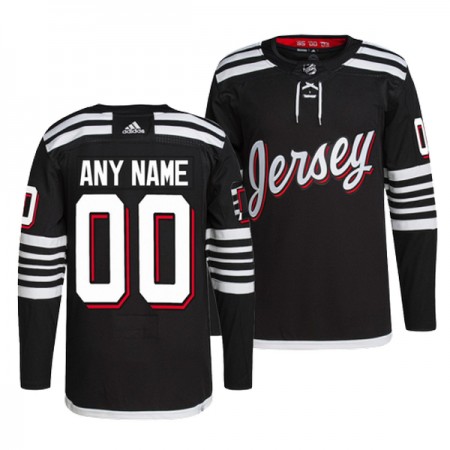 New Jersey Devils Hockeydrakt Custom Svart Tredje Adidas Authentic - Herre